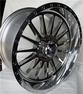 20" Force Off-Road F36 Wheel 🔥 20X10 -12 5X127 🔥 C.B 78.1 Silver Polished Rim ✅🔻